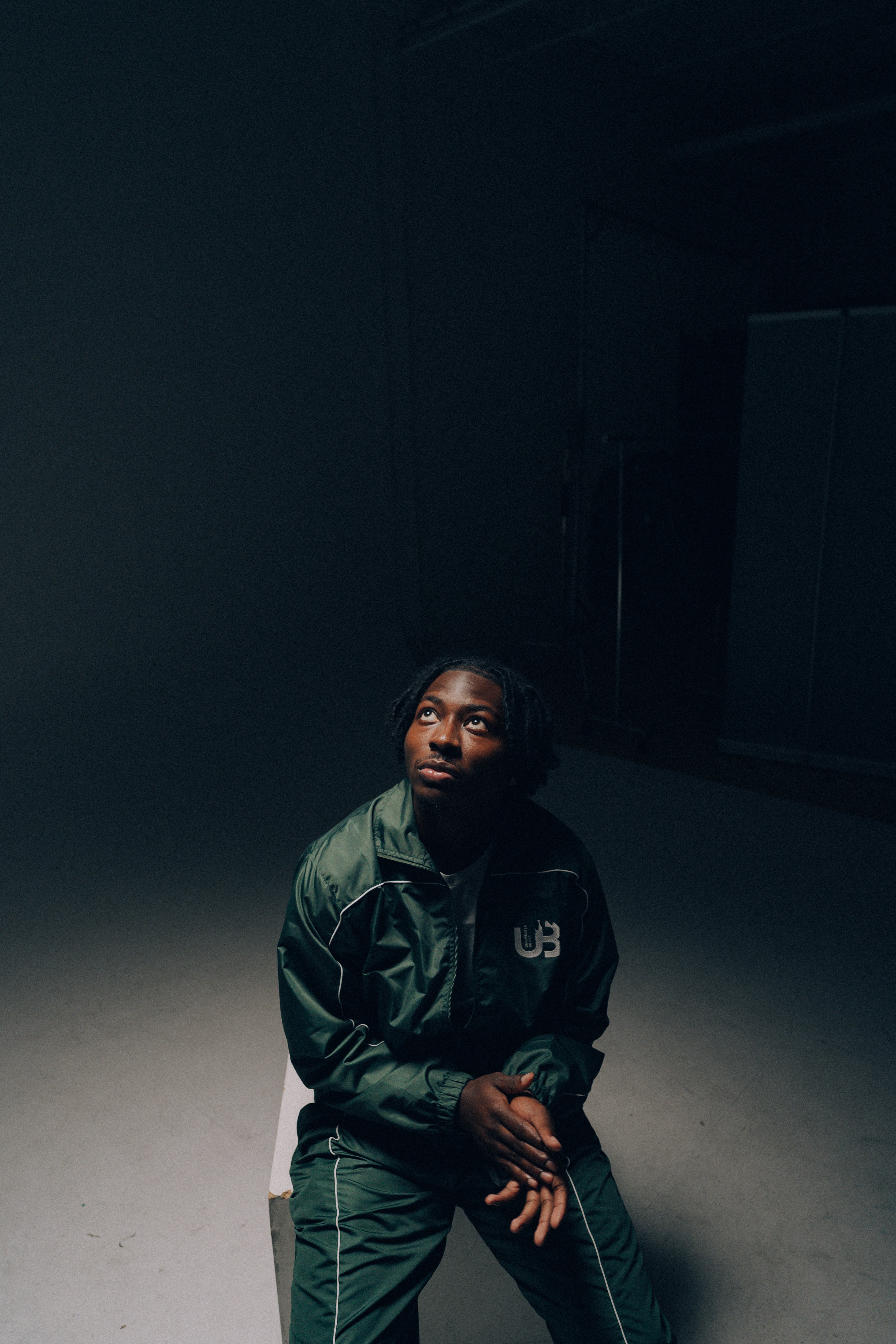 UB Green & White Tracksuit Jacket