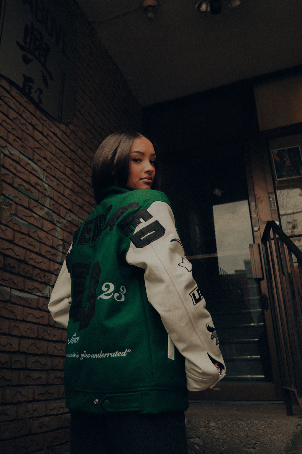 Underrated Beast Green Varsity Jacket