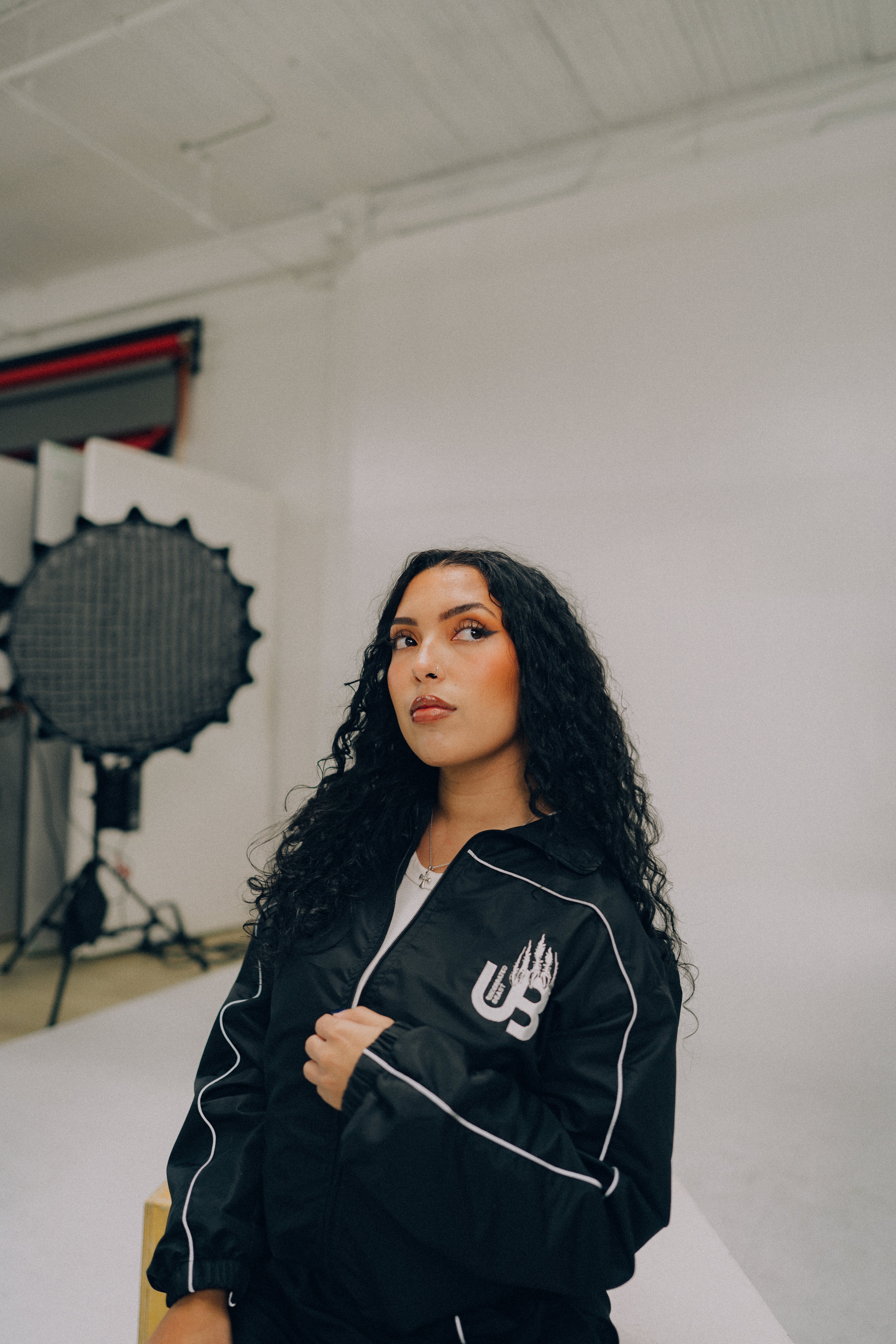 UB Black & White Tracksuit Jacket