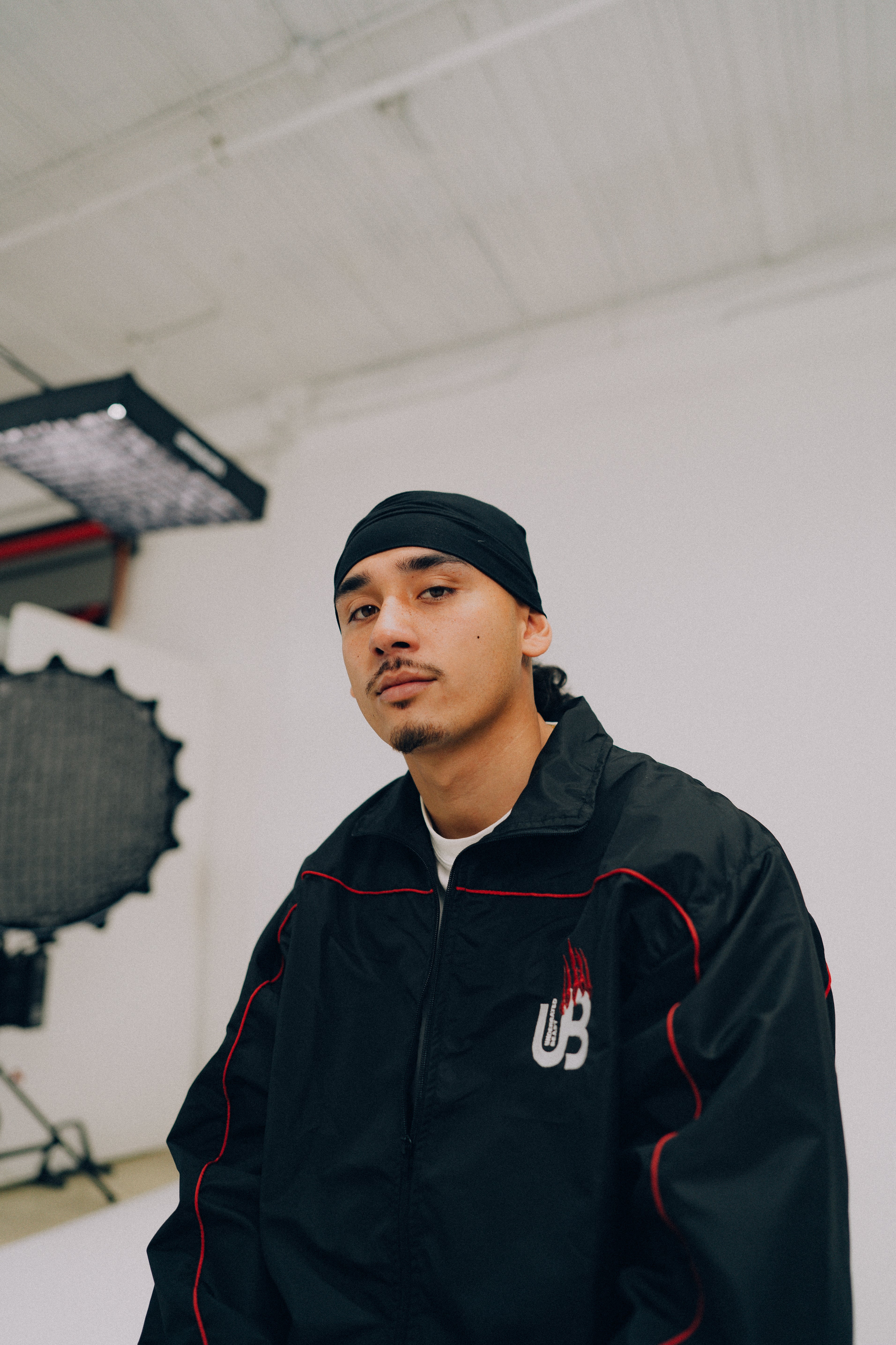 UB Black & Red Tracksuit Jacket